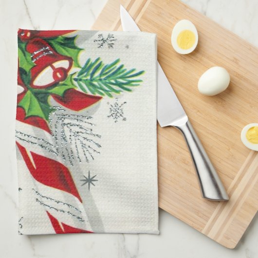 Keukenhanddoek voor snoepsnoepsnoepgoed van Retro  (Quarter Fold)