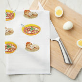 Keukenhanddoek voor soep (Quarter Fold)