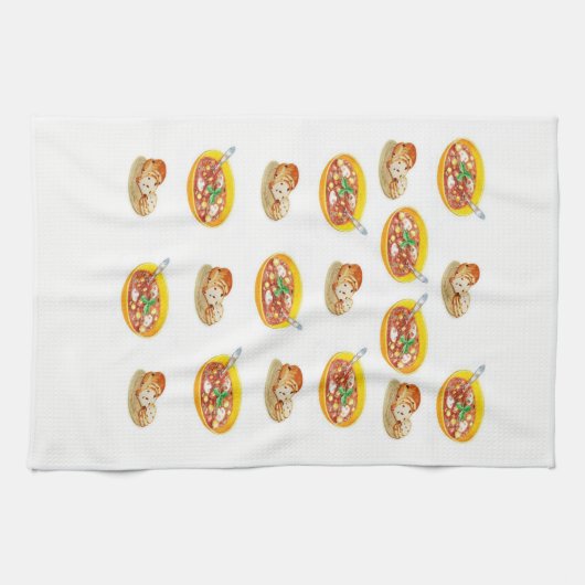 Keukenhanddoek voor soep (Horizontaal)