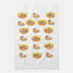 Keukenhanddoek voor soep