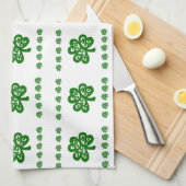Keukenhanddoek voor St. Patrick's Day (Quarter Fold)