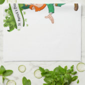 Keukenhanddoek voor St. Patrick's Day (Gevouwen)
