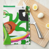 Keukenhanddoek voor St. Patrick's Day (Quarter Fold)