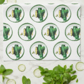 Keukenhanddoek voor St. Patrick's Day (Gevouwen)