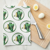 Keukenhanddoek voor St. Patrick's Day (Quarter Fold)