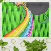 Keukenhanddoek voor St. Patrick's Day (Gevouwen)