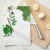 Keukenhanddoek voor St. Patrick's Day (Quarter Fold)