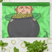 Keukenhanddoek voor St. Patrick's Day (Gevouwen)