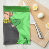 Keukenhanddoek voor St. Patrick's Day (Quarter Fold)