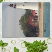 keukenhanddoek voor vuurtoren van de Fort Gratiot (Gevouwen)