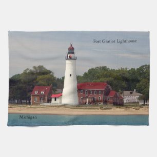 keukenhanddoek voor vuurtoren van de Fort Gratiot