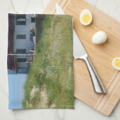 keukenhanddoek voor vuurtoren van Point Betsie (Quarter Fold)