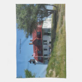 keukenhanddoek voor vuurtoren van Point Betsie (Verticaal)
