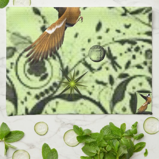 keukenhanddoek voor wilde vogels (Gevouwen)