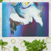 keukenhanddoek voor witte pelikanen (Gevouwen)