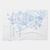 Keukenhanddoek voor witte vogels (Horizontaal)