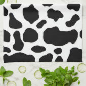 keukenhanddoek voor zwarte en witte koeien (Gevouwen)