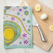 KEUKENHANDDOEK "VROEGE LENTE" (Quarter Fold)