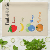 Keukenhanddoek, vruchten van de gedistilleerde keu theedoek (Gevouwen)