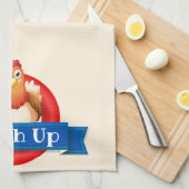 Keukenhanddoek was kip (Quarter Fold)