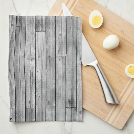 Keukenhanddoek - Weathered Barn Wood (Quarter Fold)
