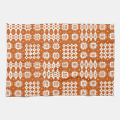 Keukenhanddoek: Welsh Tapestry Design, Brick Red Theedoek (Horizontaal)