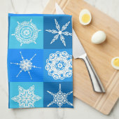 keukenhanddoek winter sneeuw (Quarter Fold)