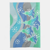 keukenhanddoek winterbomen (Verticaal)