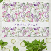 Keukenhanddoek Zoete Erwten (Gevouwen)