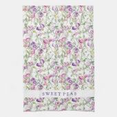 Keukenhanddoek Zoete Erwten (Verticaal)