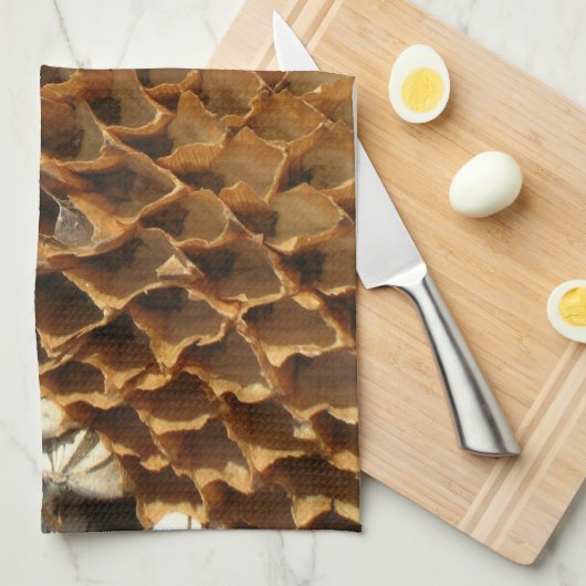 Keukenhanddoek - Zonnebloemzaad (Quarter Fold)