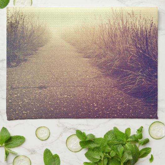 Keukenhanddoek Zonsopgang Pathway Walkway Path Sid (Gevouwen)