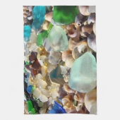 Keukenhanddoeken, aangepast blauw zeewier theedoek (Verticaal)