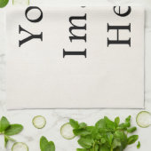 Keukenhanddoeken, gepersonaliseerd doekdoek, blanc theedoek (Gevouwen)