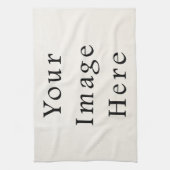 Keukenhanddoeken, gepersonaliseerd doekdoek, blanc theedoek (Verticaal)