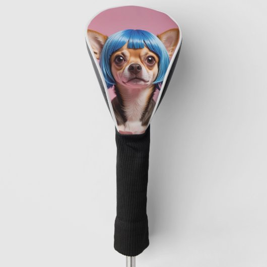 Keukenhanddoeken Golfheadcover (Voorkant)