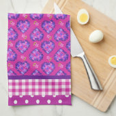 Keukenhanddoeken, harten, bloemen, cheques, pooldo theedoek (Quarter Fold)