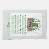 Keukenhanddoeken met augurk (Horizontaal)