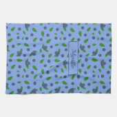 Keukenhanddoeken met blauwbes (Horizontaal)