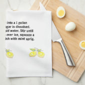 Keukenhanddoeken met citroenen (Quarter Fold)