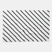 Keukenhanddoeken met diagonale strepen (Horizontaal)