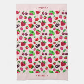 Keukenhanddoeken met fel sappige bessen (Verticaal)