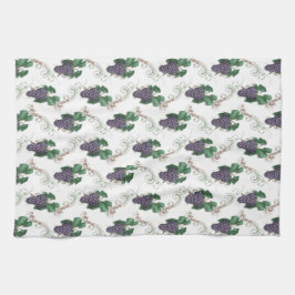 keukenhanddoeken met landdruivenpatroon