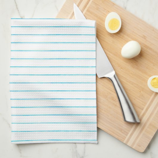 Keukenhanddoeken met leder op school (Quarter Fold)