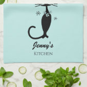 Keukenhanddoeken met speciaal daarvoor ontworpen a (Gevouwen)