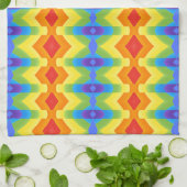 Keukenhanddoeken Multi kleur geometrisch elegant o (Gevouwen)