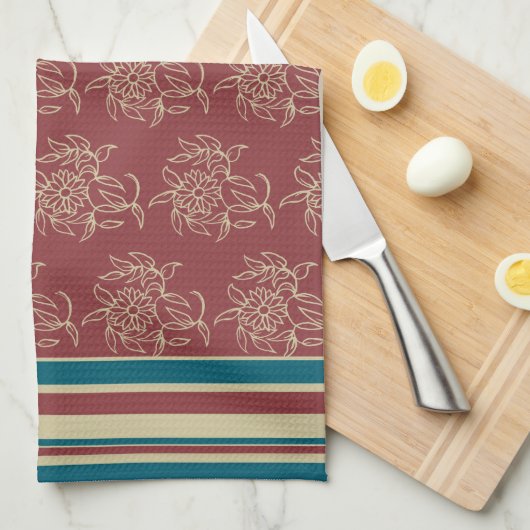 Keukenhanddoeken of theedoeken, leeuwen, blauwe Fl (Quarter Fold)