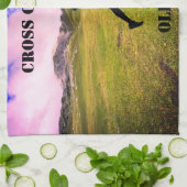 Keukenhanddoeken over land (Gevouwen)