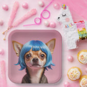 Keukenhanddoeken Papieren Bordje (Feest)