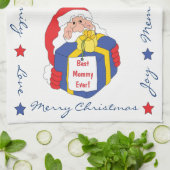 Keukenhanddoeken personaliseren "kerstkerstkerstke (Gevouwen)